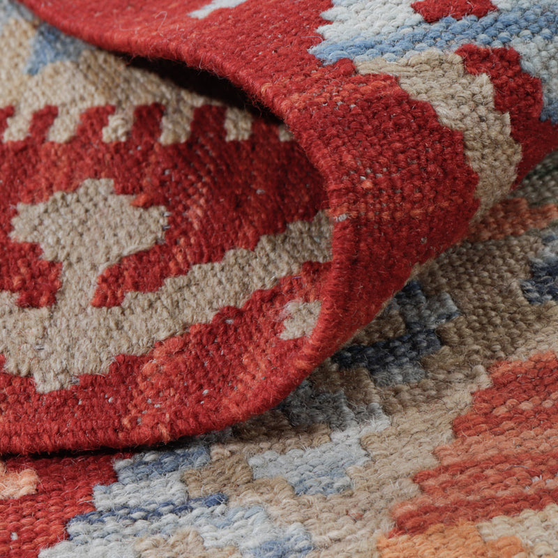 Tapis Kelim - Splash - 129 x 79 cm - multicolore