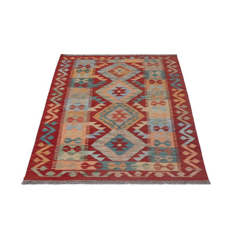 Tapis Kelim - Splash - 129 x 79 cm - multicolore