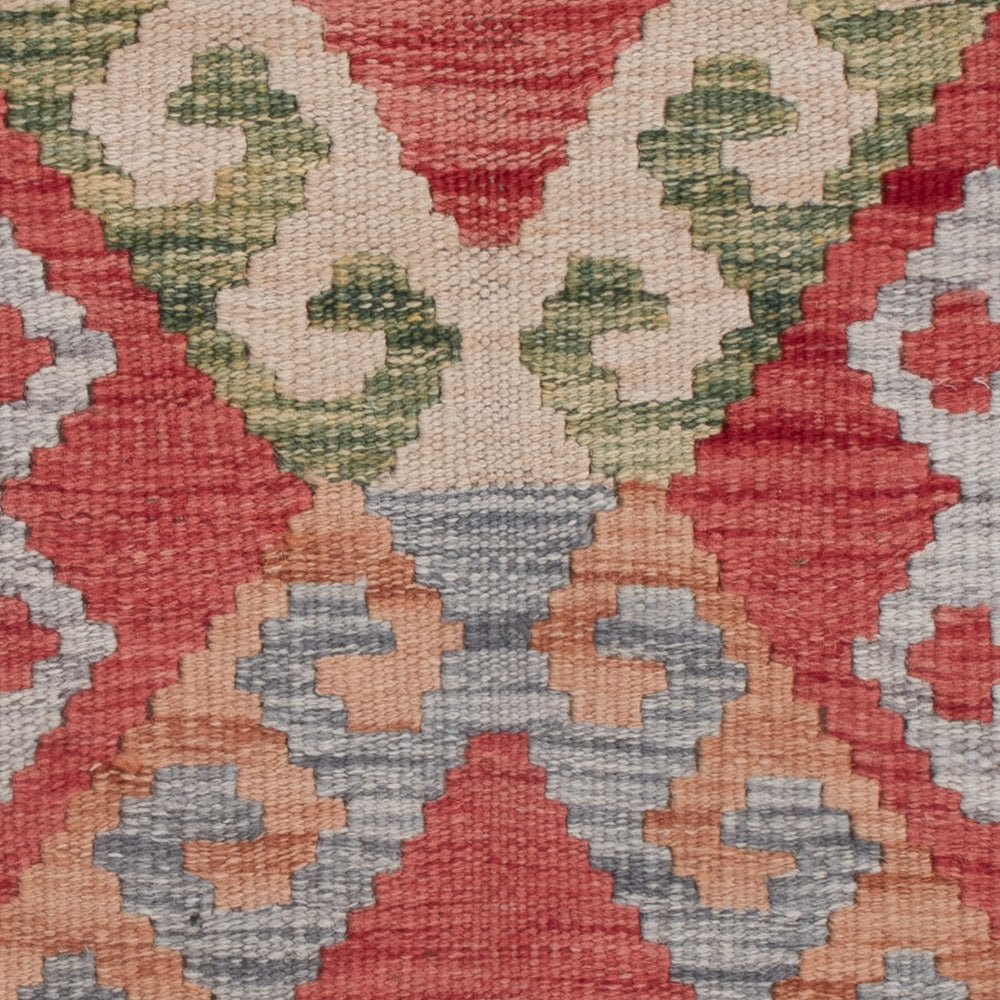 Kelim Teppich - Splash - 123 x 79 cm - mehrfarbig