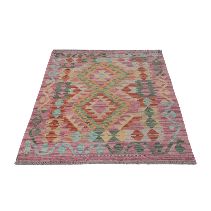 Tapis Kelim - Splash - 128 x 83 cm - multicolore