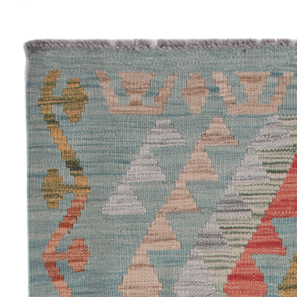 Kelim Teppich - Splash - 123 x 81 cm - mehrfarbig