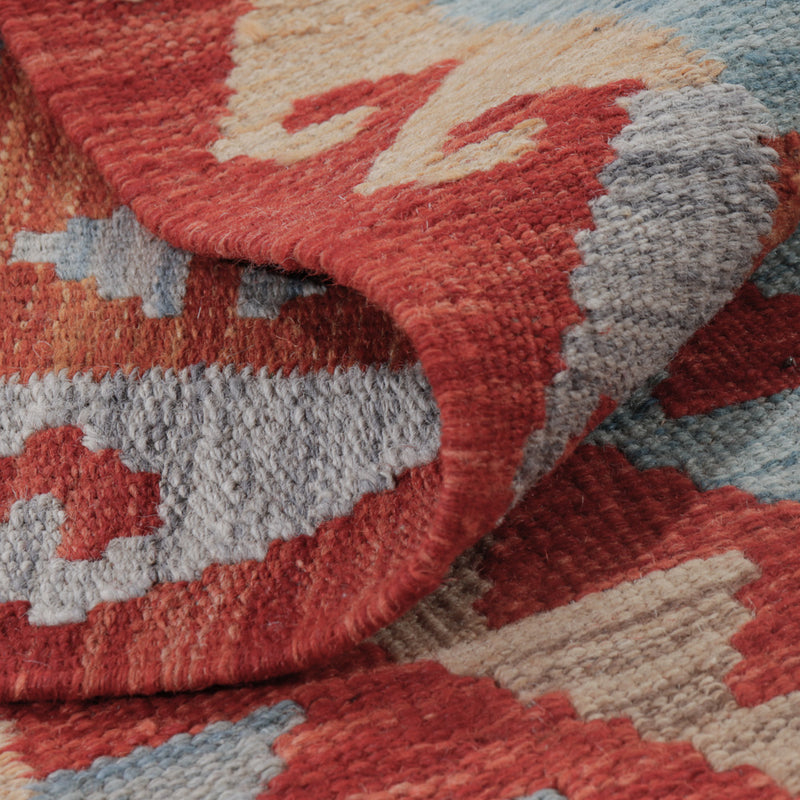 Kelim Teppich - Splash - 123 x 76 cm - mehrfarbig