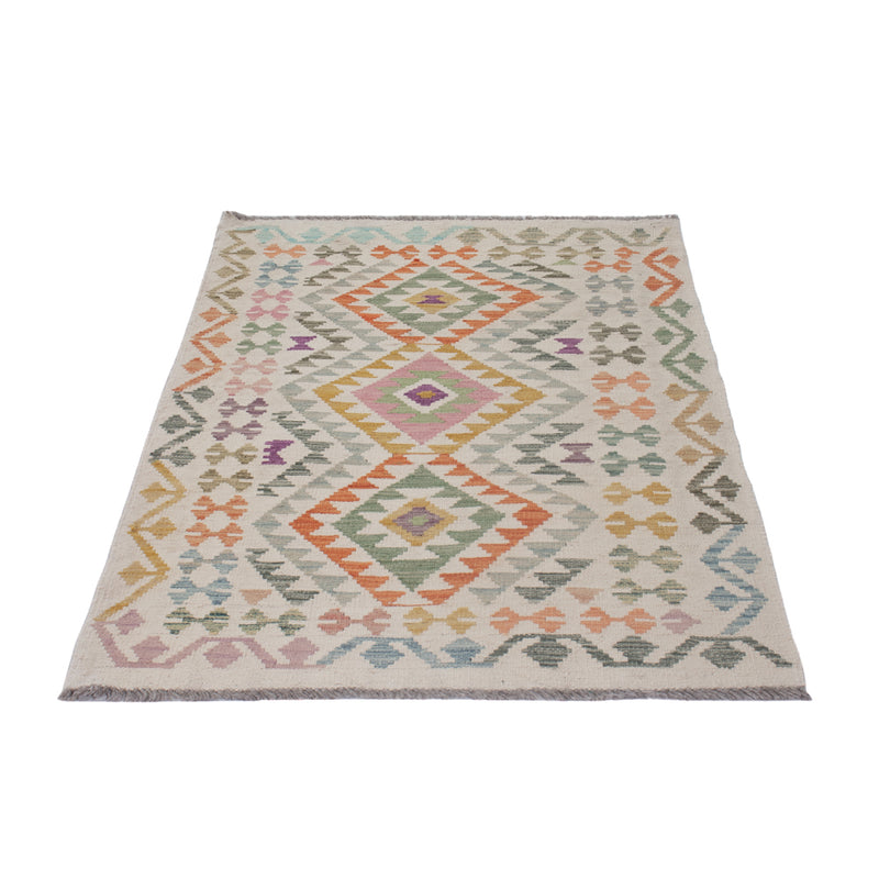 Tapis Kelim - Splash - 134 x 87 cm - multicolore