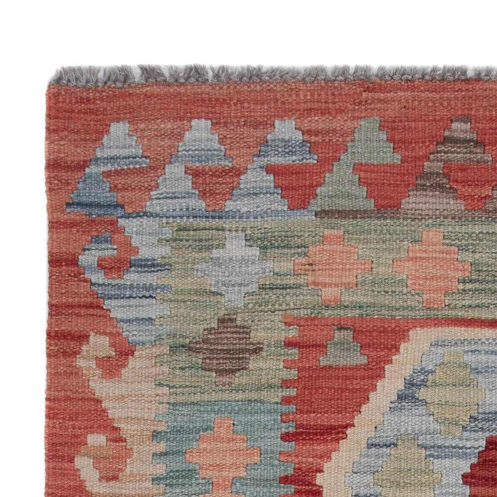 Tapis Kelim - Splash - 131 x 80 cm - multicolore