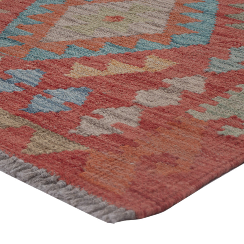 Tapis Kelim - Splash - 147 x 77 cm - multicolore