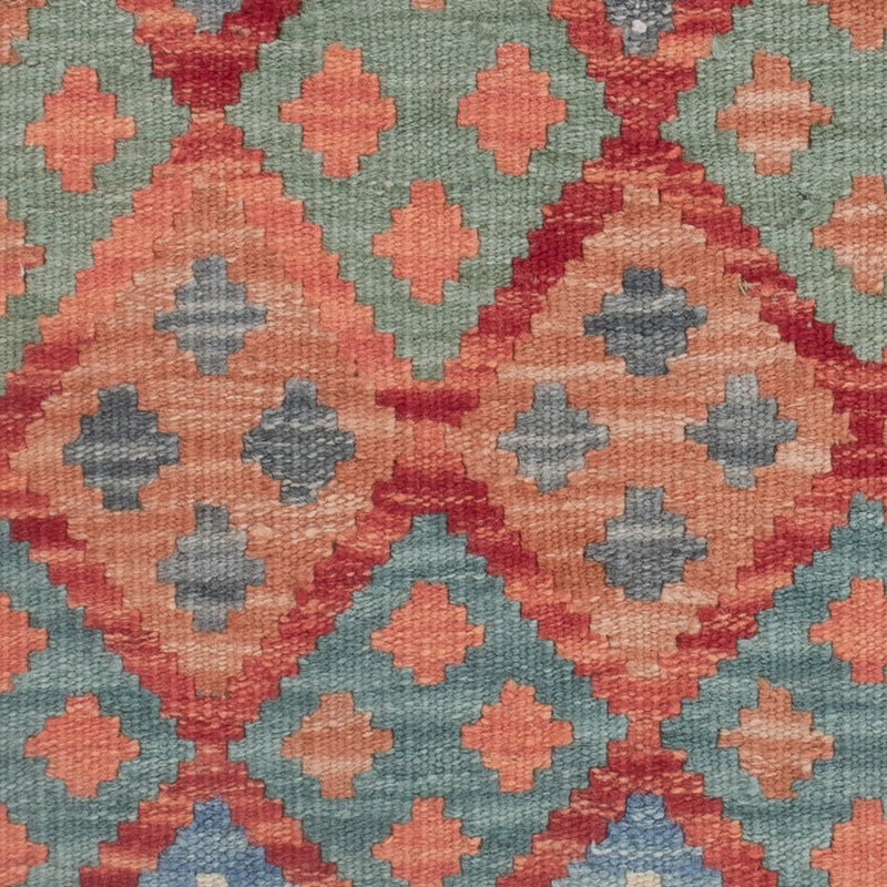 Tapis Kelim - Splash - 126 x 100 cm - multicolore