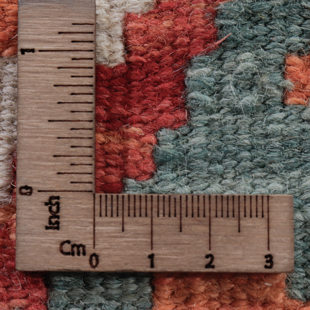 Tapis Kelim - Splash - 126 x 100 cm - multicolore