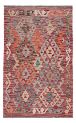 Tapis Kelim - Splash - 126 x 81 cm - multicolore