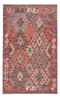 Tapis Kelim - Splash - 126 x 81 cm - multicolore