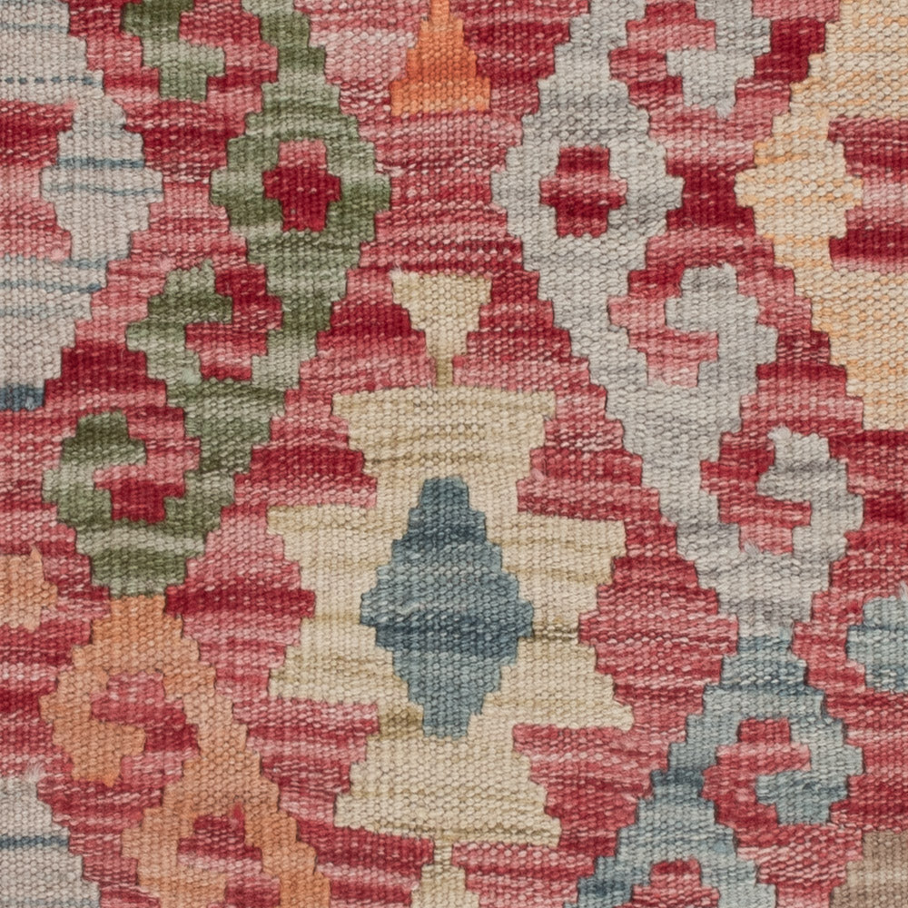 Tapis Kelim - Splash - 126 x 81 cm - multicolore