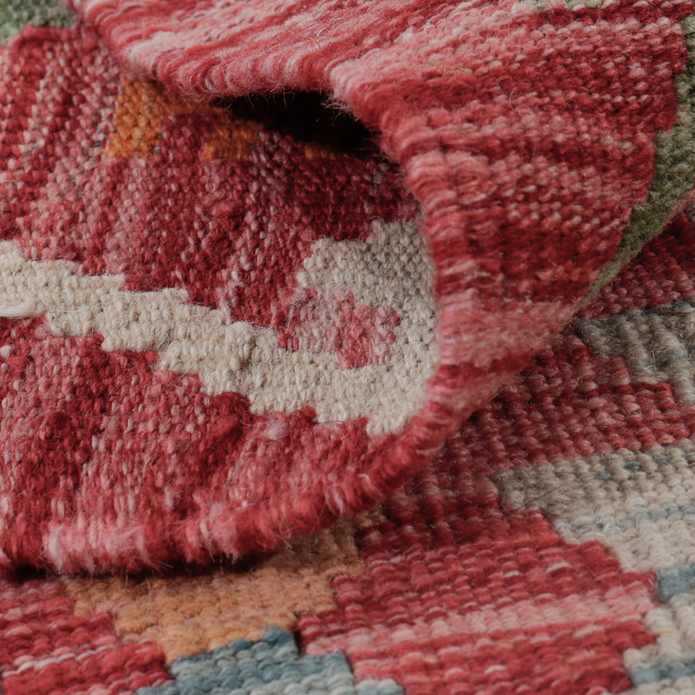 Tapis Kelim - Splash - 126 x 81 cm - multicolore