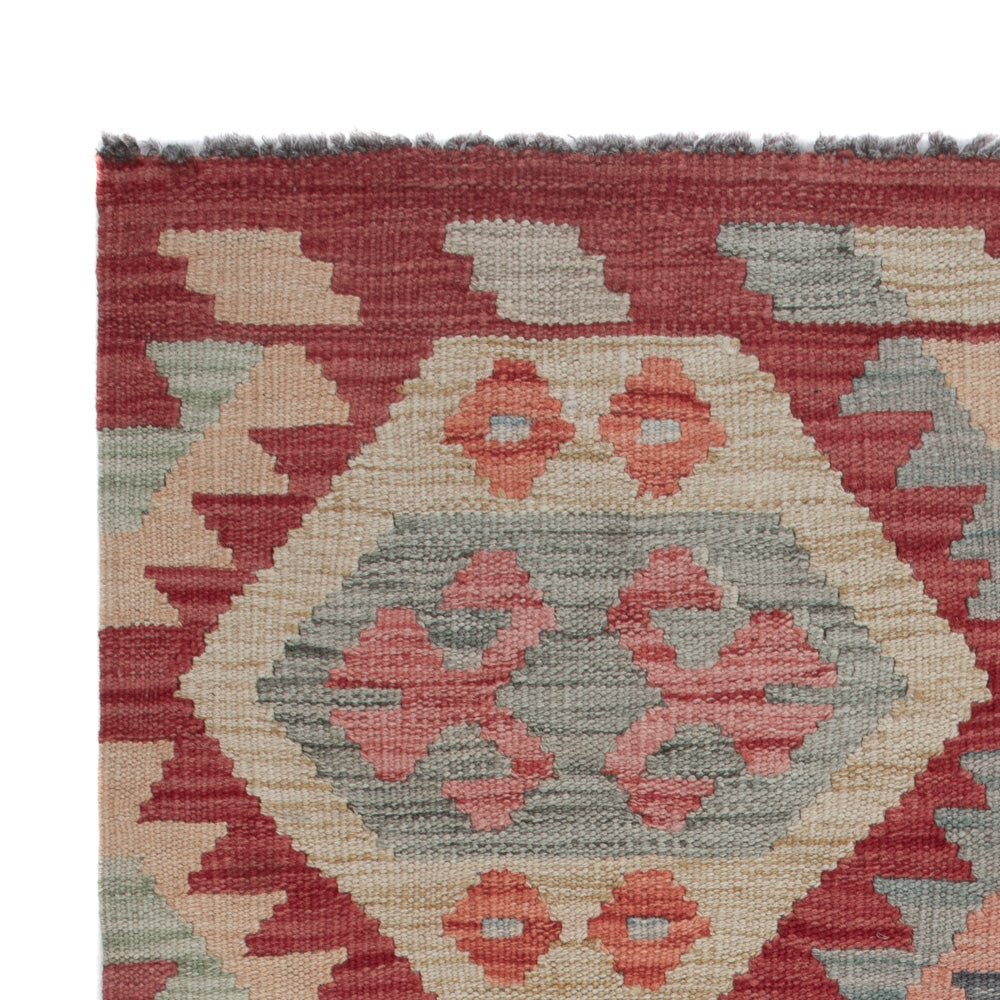 Kelim Teppich - Splash - 122 x 80 cm - mehrfarbig