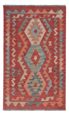Tapis Kelim - Splash - 121 x 74 cm - multicolore