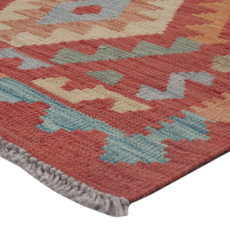 Kelim Teppich - Splash - 121 x 74 cm - mehrfarbig