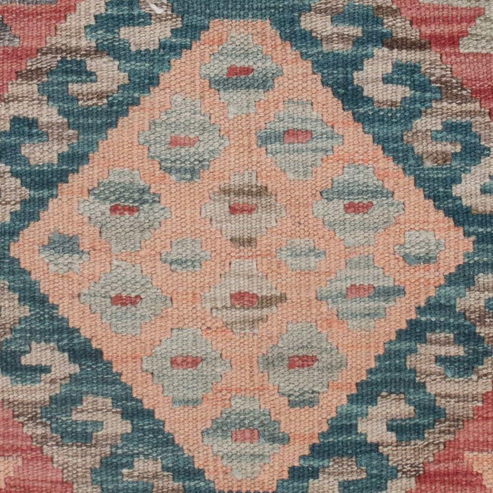 Tapis Kelim - Splash - 130 x 79 cm - multicolore