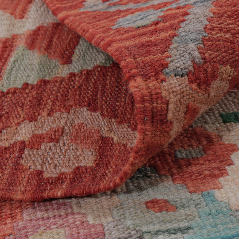 Kelim Teppich - Splash - 132 x 87 cm - mehrfarbig