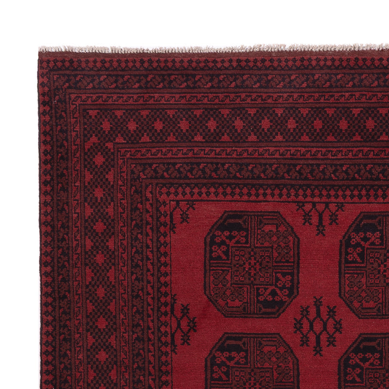 Afghan Teppich - Filpa - 290 x 206 cm - dunkelrot