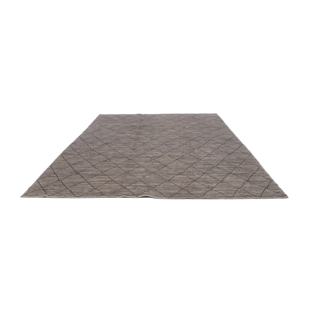 Tapis berbère - 344 x 256 cm - gris foncé