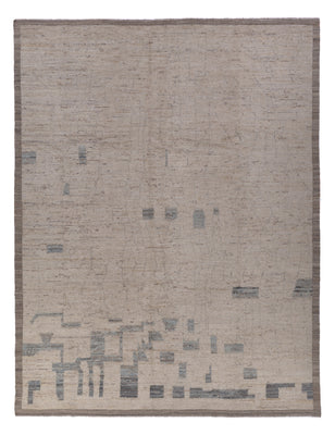 Tapis berbère - 343 x 256 cm - gris