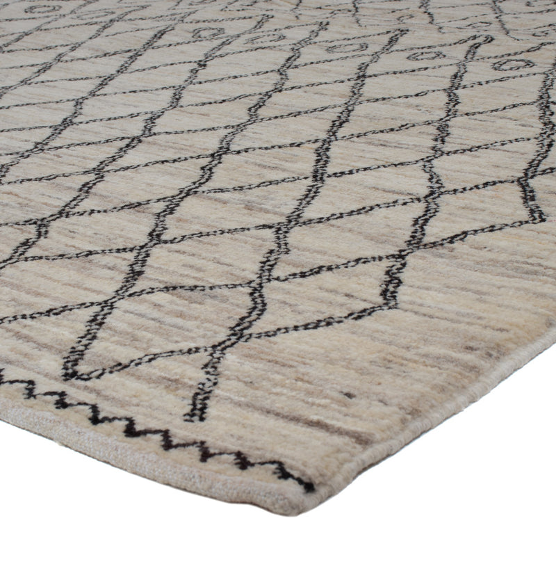 Tapis berbère - 240 x 173 cm - gris foncé