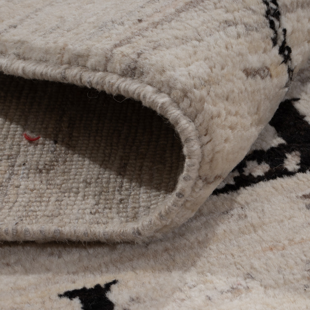 Tapis berbère - 240 x 173 cm - gris foncé