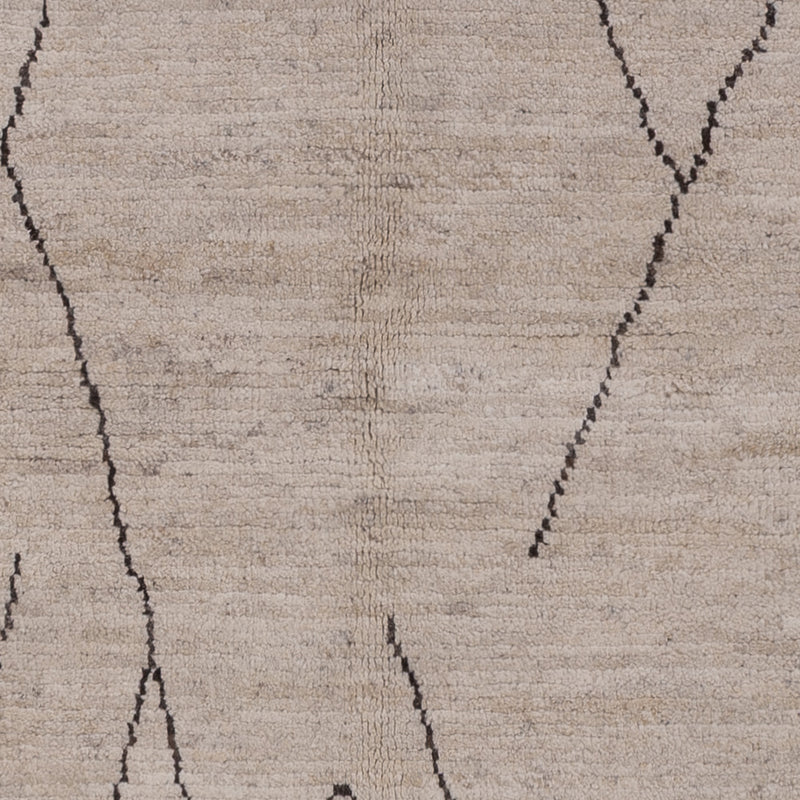 Tapis berbère - 239 x 172 cm - gris clair