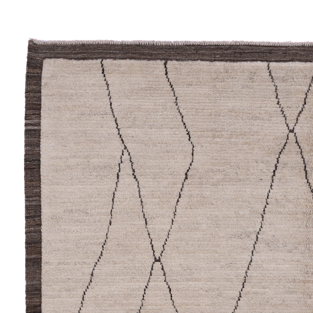 Tapis berbère - 239 x 172 cm - gris clair