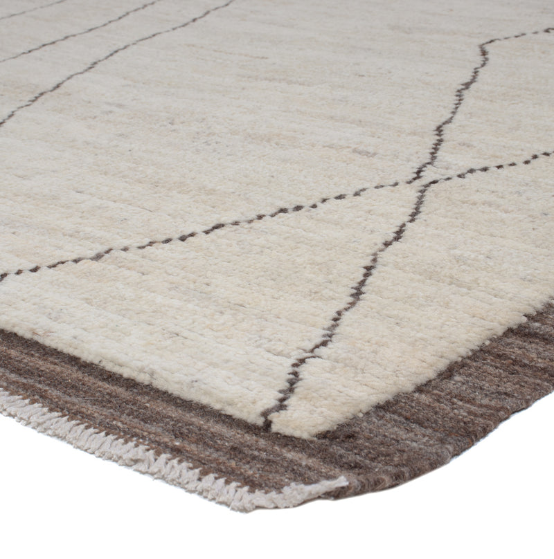 Tapis berbère - 239 x 172 cm - gris clair