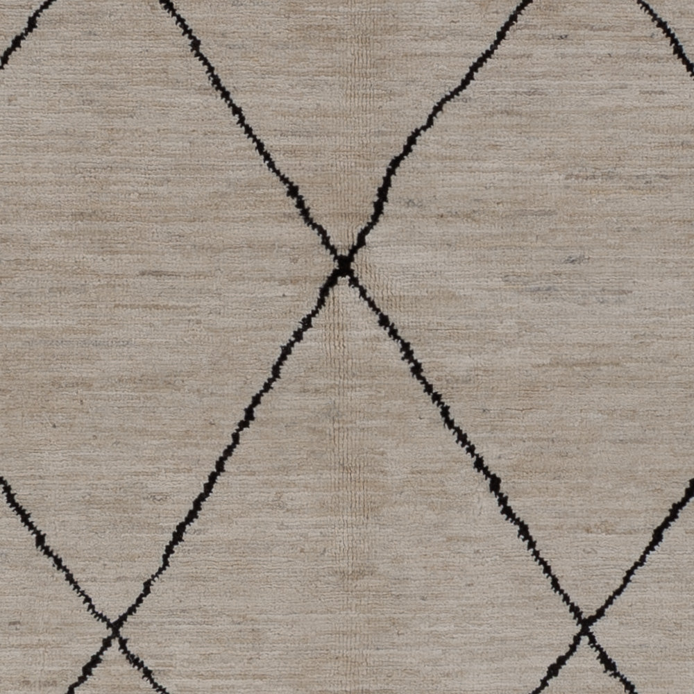 Tapis berbère - 235 x 175 cm - gris