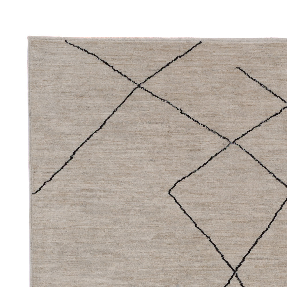 Tapis berbère - 235 x 175 cm - gris