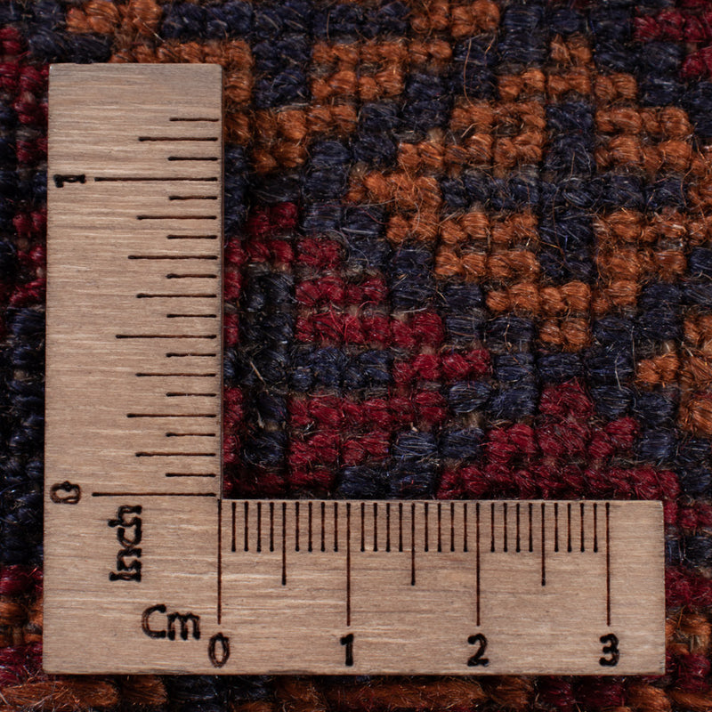 Kelim Teppich - Oriental quadratisch  - 189 x 160 cm - dunkelrot