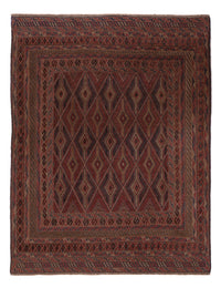 Kelim Teppich - Oriental - 194 x 150 cm - dunkelbeige