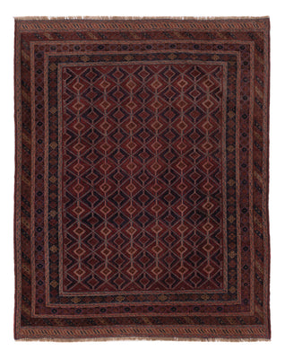 Kelim Teppich - Oriental - 195 x 152 cm - dunkelbeige