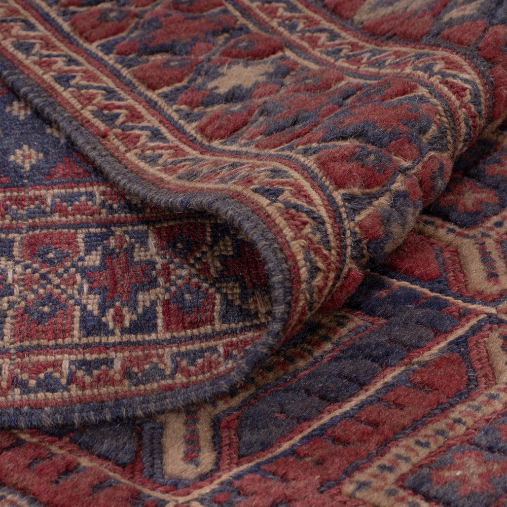 Kelim Teppich - Oriental - 198 x 150 cm - dunkelbeige