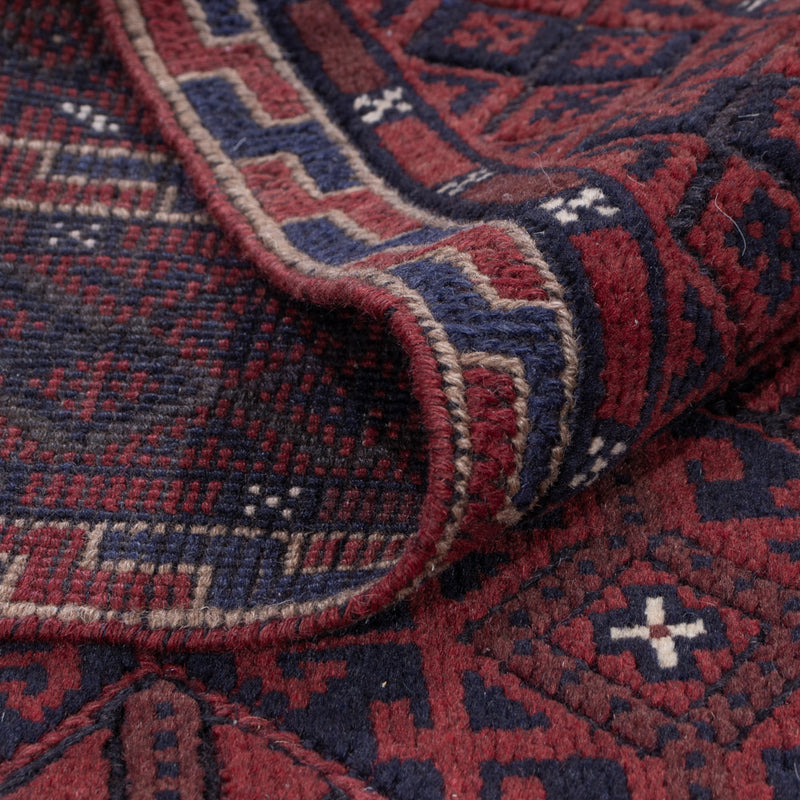 Kelim Teppich - Oriental - 184 x 137 cm - dunkelrot