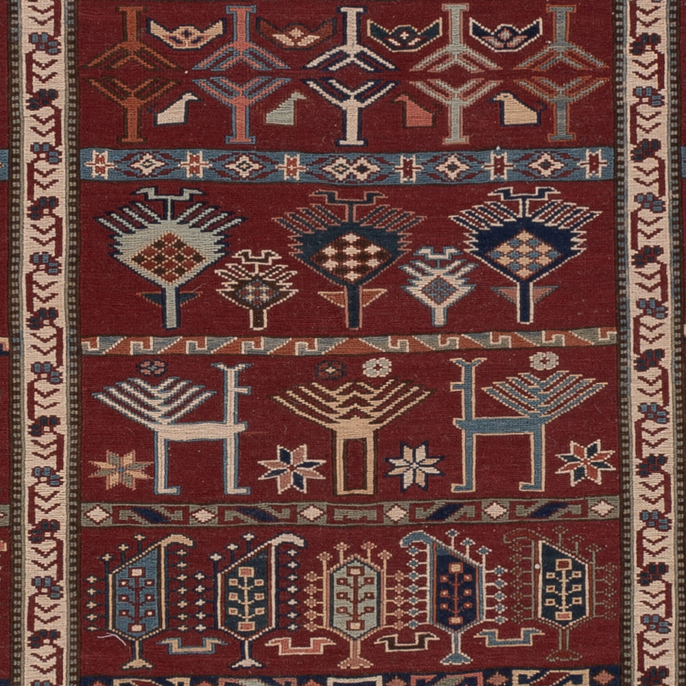 Kelim Teppich - Oriental - Soumak - 236 x 178 cm - rost