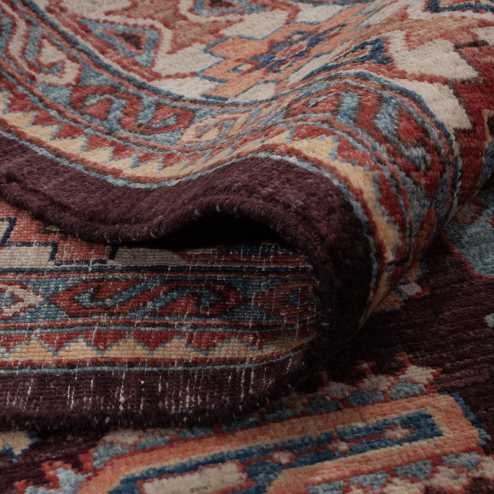 Tapis Ziegler - Kazak - 258 x 188 cm - bleu foncé