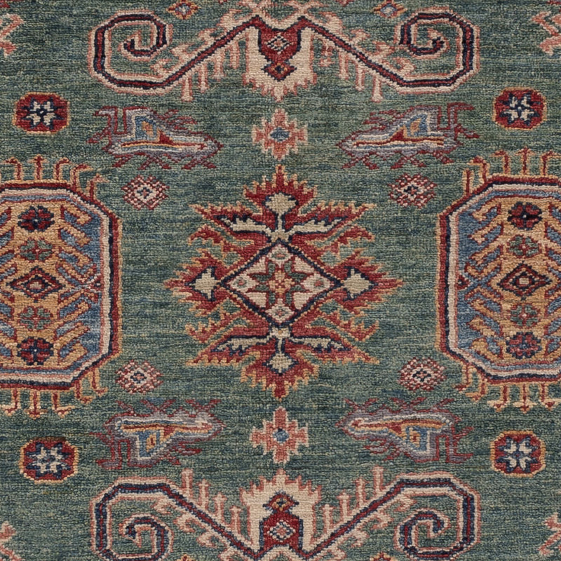 Ziegler Teppich - Kazak - 243 x 174 cm - grün