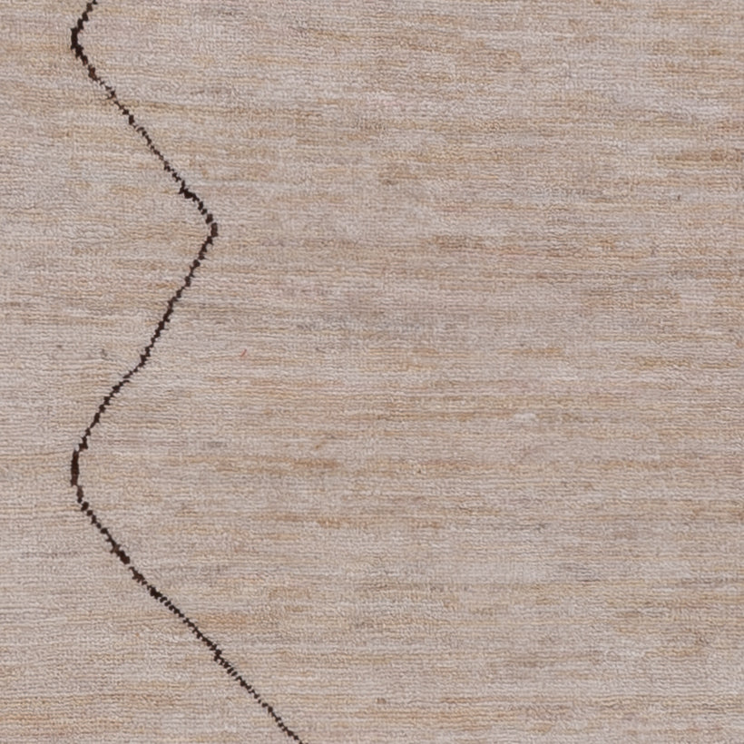 Berber Teppich - 211 x 165 cm - hellgrau