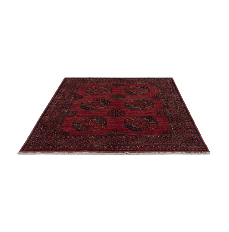 Afghan Teppich - 202 x 155 cm - rot