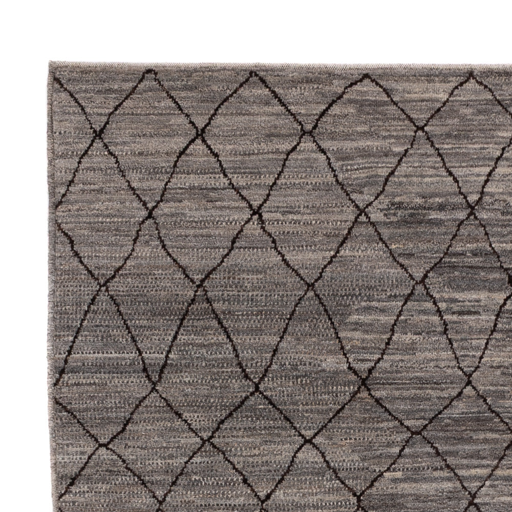 Berber Teppich - 212 x 150 cm - dunkelgrau