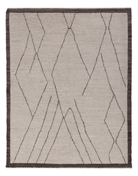 Tapis berbère - 200 x 161 cm - gris