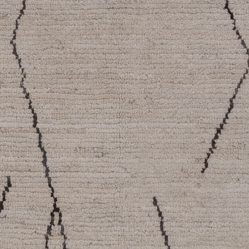 Tapis berbère - 200 x 161 cm - gris