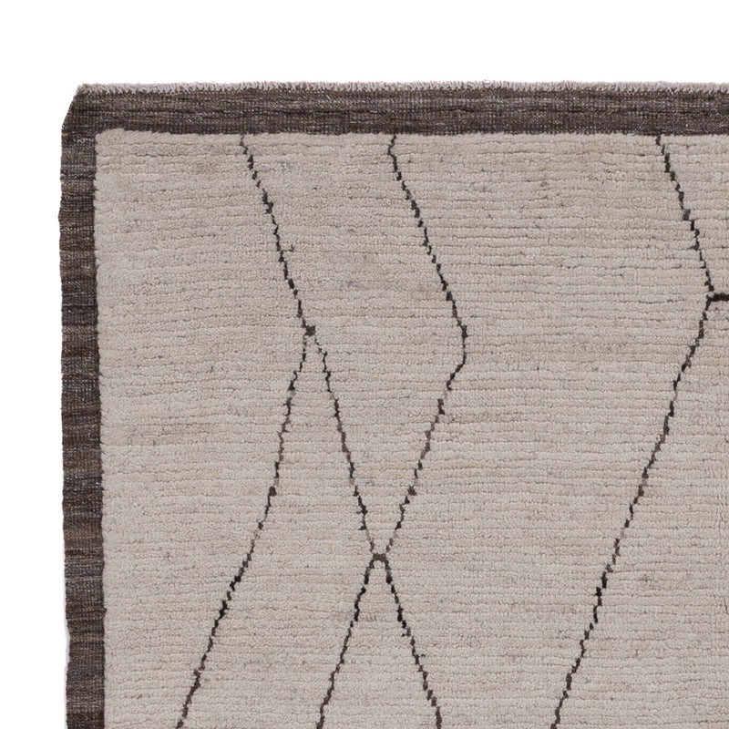 Tapis berbère - 200 x 161 cm - gris