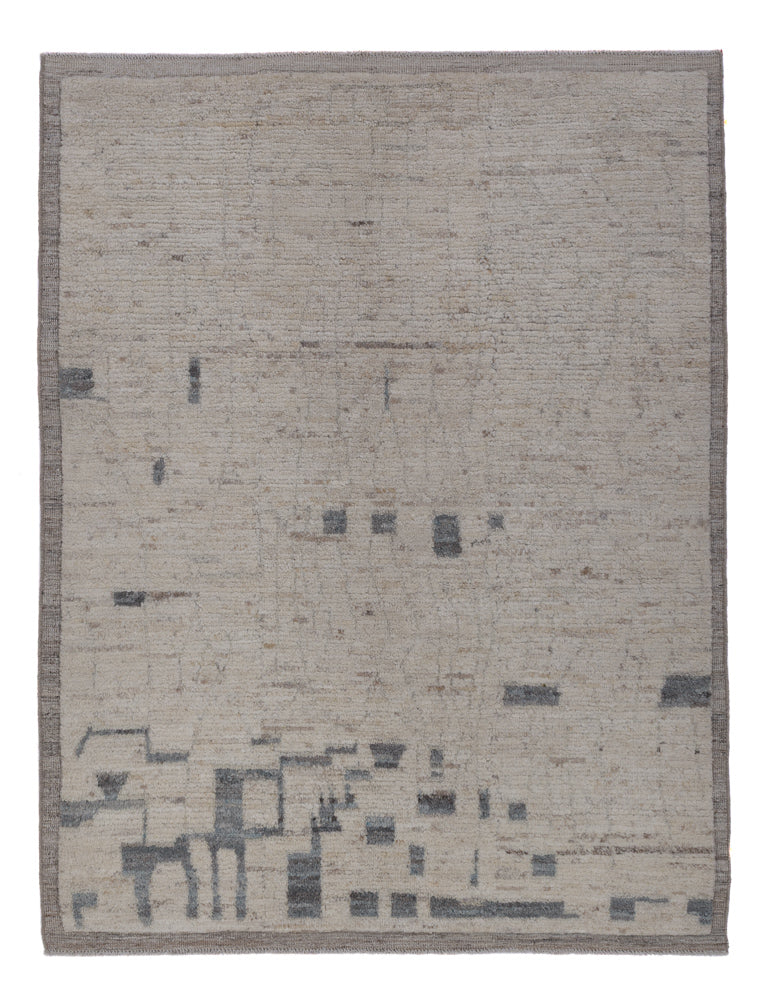Tapis berbère - 192 x 150 cm - gris