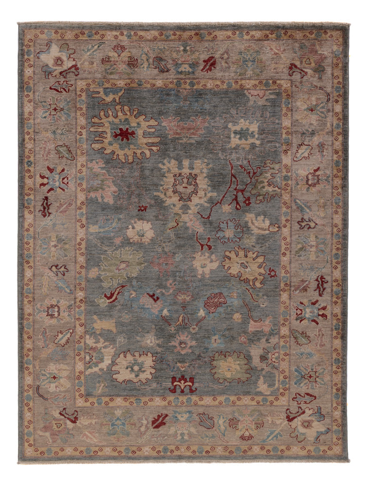 Ziegler Teppich - Usak - 201 x 152 cm - dunkelblau