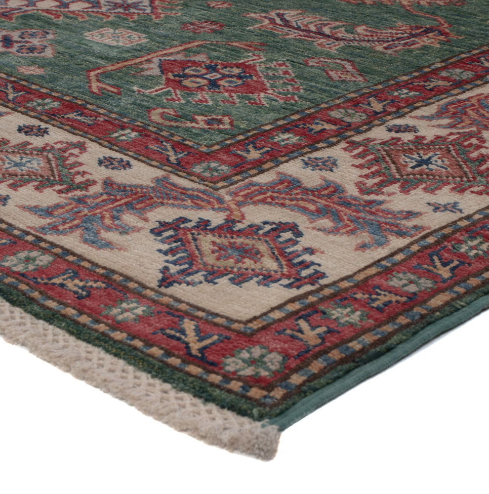 Ziegler Teppich - Kazak - 200 x 148 cm - grün