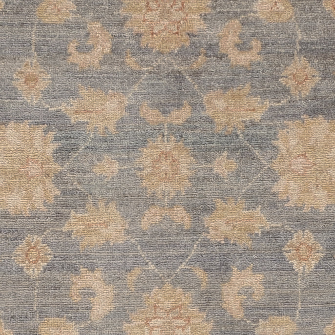 Tapis Ziegler ronde  - 150 x 150 cm - bleu