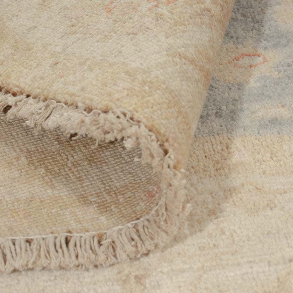 Tapis Ziegler ronde  - 150 x 150 cm - bleu