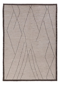 Tapis berbère - 293 x 202 cm - gris clair